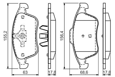 BOSCH 0 986 494 556 Číslo výrobce: BP1477. EAN: 4047025276092.