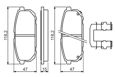 BOSCH 0 986 494 590 Číslo výrobce: BP1296. EAN: 4047025361897.