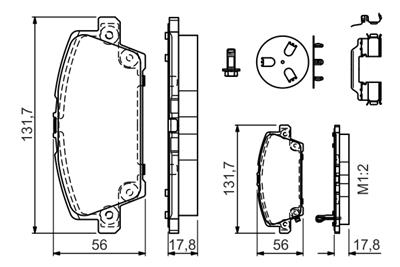 BOSCH 0 986 494 611 Číslo výrobce: BP 2649. EAN: 4047025355292.