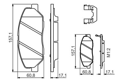 BOSCH 0 986 494 631 Číslo výrobce: BP2714. EAN: 4047025364348.