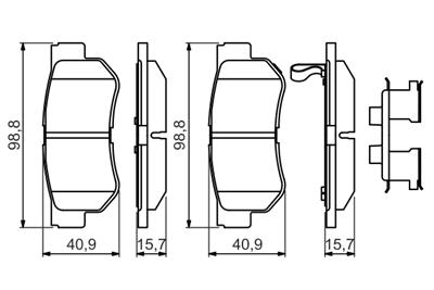 BOSCH 0 986 494 635 Číslo výrobce: BP2676. EAN: 4047025369022.