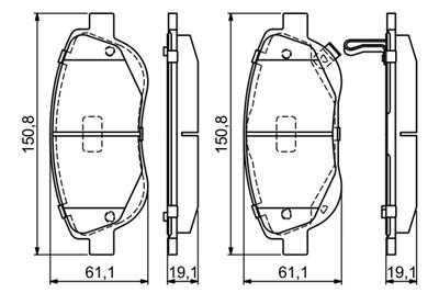 BOSCH 0 986 494 682 Číslo výrobce: BP1677. EAN: 4047025439954.