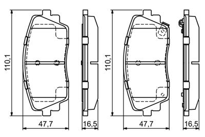 BOSCH 0 986 494 688 Číslo výrobce: BP1683. EAN: 4047025439916.