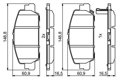 BOSCH 0 986 494 773 Číslo výrobce: BP1947. EAN: 4047026127553.