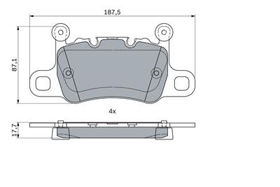 BOSCH 0 986 494 794 Číslo výrobce: BP1859. EAN: 4047026292381.