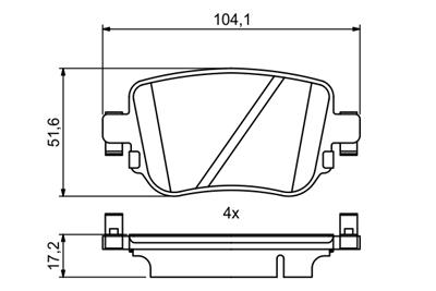 BOSCH 0 986 494 797 Číslo výrobce: BP1971. EAN: 4047026128420.