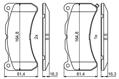 BOSCH 0 986 494 871 Číslo výrobce: BP2045. EAN: 4047026129496.