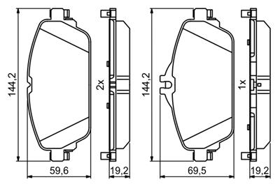 BOSCH 0 986 494 951 Číslo výrobce: BP1802. EAN: 4047026126471.
