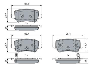 BOSCH 0 986 494 954 Číslo výrobce: BP1805. EAN: 4047026300178.