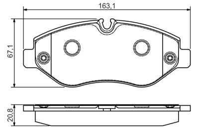 BOSCH 0 986 495 098 Číslo výrobce: BP1552. EAN: 4047025159982.