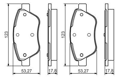 BOSCH 0 986 495 102 Číslo výrobce: BP2174. EAN: 4047025159524.