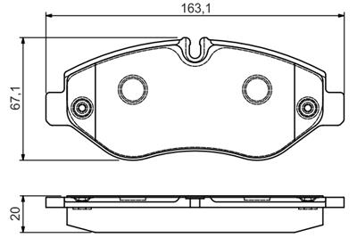 BOSCH 0 986 495 113 Číslo výrobce: BP2207. EAN: 4047025160001.