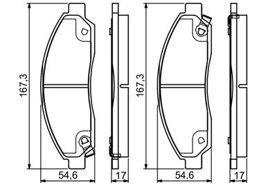 BOSCH 0 986 495 159 Číslo výrobce: BP2190. EAN: 4047025159777.