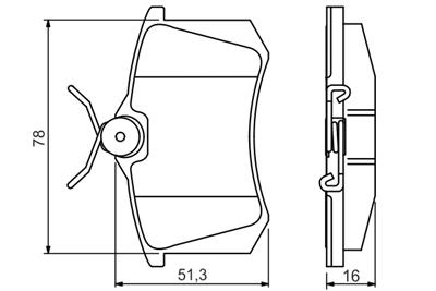 BOSCH 0 986 495 231 Číslo výrobce: BP2187.