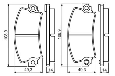 BOSCH 0 986 495 270 Číslo výrobce: BP1575.