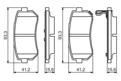 BOSCH 0 986 495 354 Číslo výrobce: BP1646. EAN: 4047025338110.