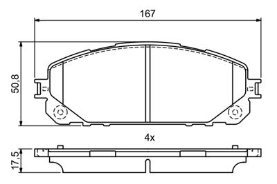 BOSCH 0 986 495 404 Číslo výrobce: BP1777. EAN: 4047026057584.