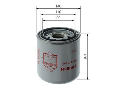BOSCH 0 986 628 260 Číslo výrobce: Z 8260. EAN: 4047023093806.