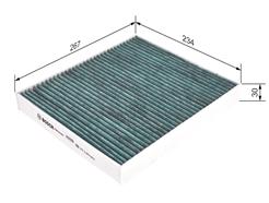 BOSCH 0 986 628 525 FILTER+