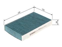 BOSCH 0 986 628 550 FILTER+