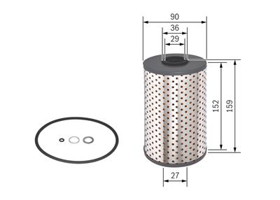 BOSCH 1 457 429 123 Číslo výrobce: P 9123. EAN: 3165141066982.