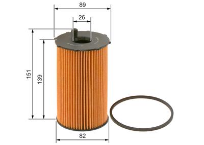 BOSCH 1 457 429 307 Číslo výrobce: P 9307. EAN: 4047024053137.