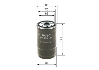 BOSCH 1 457 434 198 Číslo výrobce: N 4198. EAN: 3165143235409.