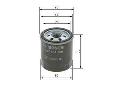 BOSCH 1 457 434 300 Číslo výrobce: N 4300. EAN: 3165141088878.