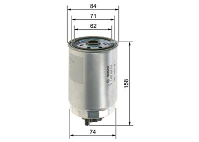 BOSCH 1 457 434 510 Číslo výrobce: N 4510. EAN: 4047023465696.