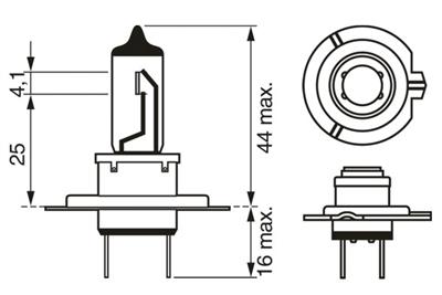 BOSCH 1 987 302 078 Číslo výrobce: Blister 1pcs - 1 987 301 057. EAN: 3165143486948.