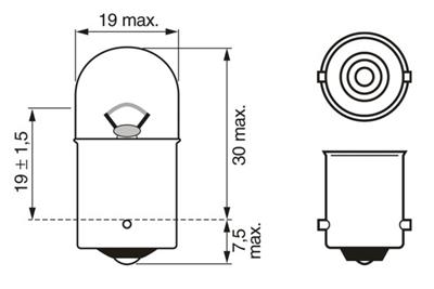 BOSCH 1 987 301 019 Číslo výrobce: E1 2DV. EAN: 3165141228861.
