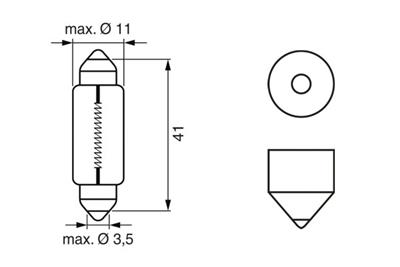 BOSCH 1 987 302 210 Číslo výrobce: Blister 2pcs - 1 987 301 014. EAN: 3165141238730.