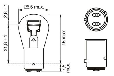 BOSCH 1 987 301 015 Číslo výrobce: E1 2DR. EAN: 3165141228823.