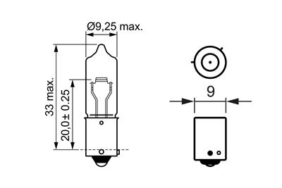 BOSCH 1 987 302 264 Číslo výrobce: H21W. EAN: 4047024920514.