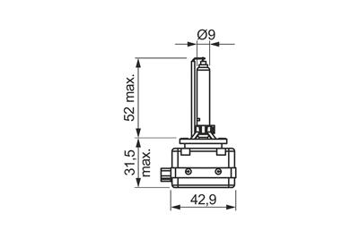 BOSCH 1 987 302 909 Číslo výrobce: D1S. EAN: 4047025551199.