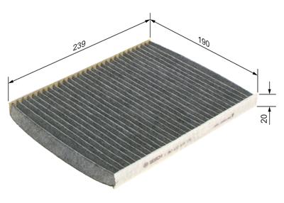 BOSCH 1 987 432 415 Číslo výrobce: R 2415. EAN: 4047024656116.