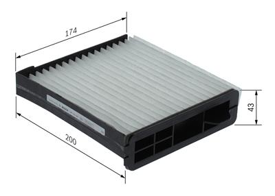 BOSCH 1 987 435 093 Číslo výrobce: M 5093. EAN: 4047026311617.