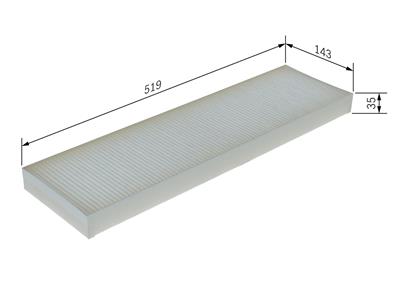 BOSCH 1 987 435 109 Číslo výrobce: M 5109. EAN: 4047026200874.