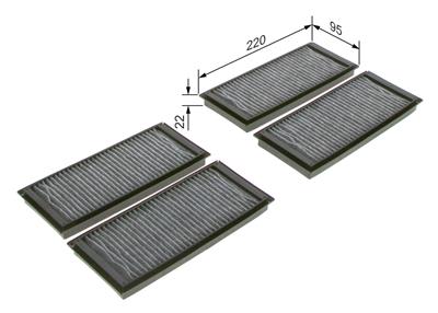 BOSCH 1 987 435 587 Číslo výrobce: R 5587. EAN: 4047026446876.