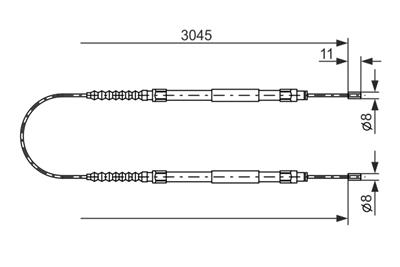 BOSCH 1 987 477 115 Číslo výrobce: BC864. EAN: 4047024190467.
