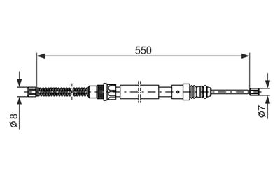 BOSCH 1 987 477 147 Číslo výrobce: BC127. EAN: 3165141186574.