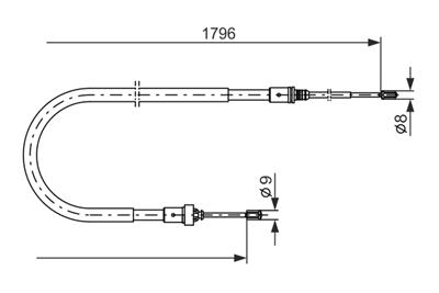 BOSCH 1 987 477 235 Číslo výrobce: BC842. EAN: 4047024171275.