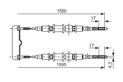 BOSCH 1 987 477 250 Číslo výrobce: BC188. EAN: 3165141187205.