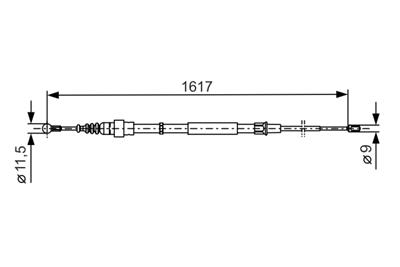 BOSCH 1 987 477 255 Číslo výrobce: BC886. EAN: 4047024190740.