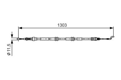 BOSCH 1 987 477 260 Číslo výrobce: BC889. EAN: 4047024190757.
