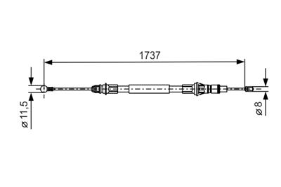 BOSCH 1 987 477 261 Číslo výrobce: BC890. EAN: 4047024190764.