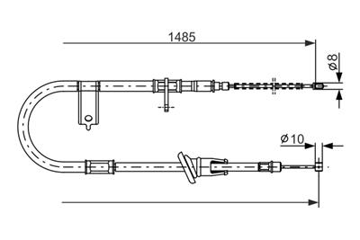 BOSCH 1 987 477 614 Číslo výrobce: BC476. EAN: 3165143518496.