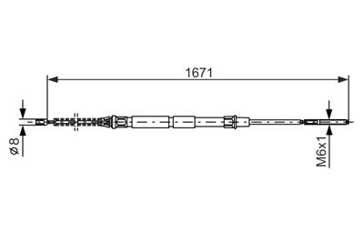BOSCH 1 987 477 626 Číslo výrobce: BC488. EAN: 3165143518991.