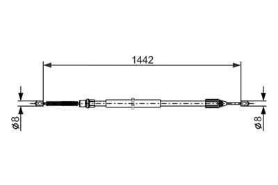 BOSCH 1 987 477 643 Číslo výrobce: BC505. EAN: 3165143519776.