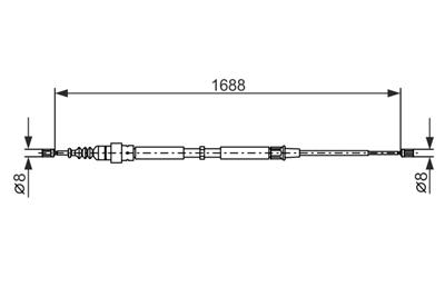 BOSCH 1 987 477 696 Číslo výrobce: BC558. EAN: 3165143522455.